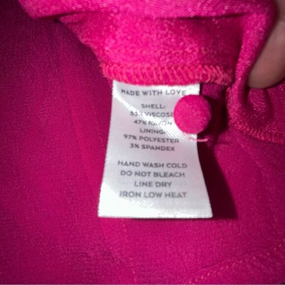 New, Lulus Button Front Corset  Long Sleeve Blouse Top - Picture 5 of 7